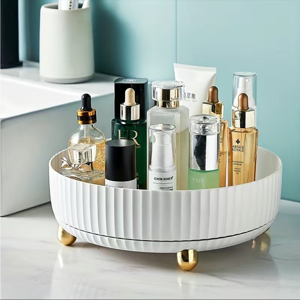 NEW WHITE LAZY SUSAN TURNER